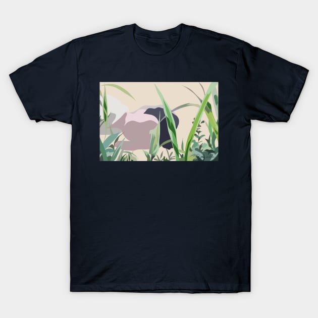 Kaguya's Garden - Tale of Princess Kaguya T-Shirt by ink_isitive